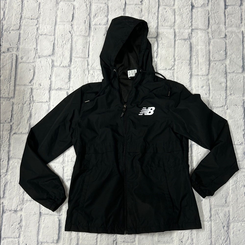 New Balance Black Windbreaker Jacket